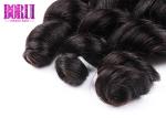 Loose Wave Bundles Indian Human Hair Extensions Cuticle Agligned Virgin Hair