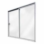 Indoor Aluminium Sliding Glass Doors With EPDM Sealant Rubber Accessories used