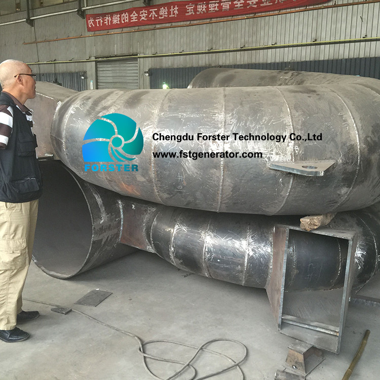 Customize 630Kw Francis Turbine Generator Stable In Operation 48-152m Design Head