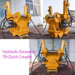 Manual Excavator Quick Coupler , Cat Tilt Coupler High Strength Steel Q345B