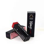 Pink Custom Lipstick Boxes Glossy Lamination 375g Silver Card Paper Material,