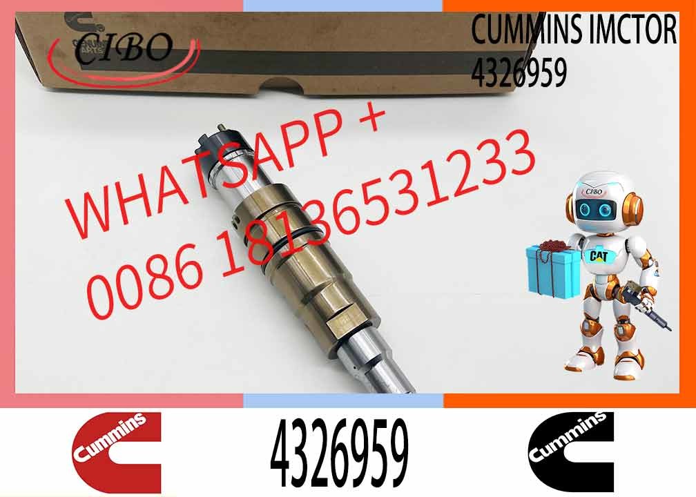 Genuine Diesel Common Rail Fuel Injector 4955080 2872544 For ISZ Engine Parts 4326959