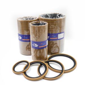 China Construction Equipment Hydraulic Piston Seal NBR Material Golden Color factory
