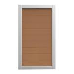 Modern WPC Gate Panel Rotproof WPC PVC Sheet Weather Resistant