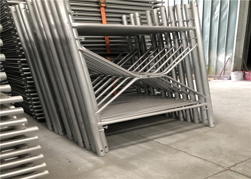 Safety Scaffolding Frame System Tubular Aluminum Scaffolding Q345 Material