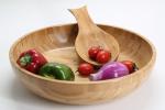 hot sale bamboo fruit bowl with high quality and eco-friendly bamboo fruit bowl
