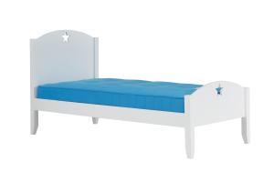 China modern single bed pine wood factory