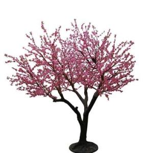 China Peach Blossom Cherry Artificial Wishing Tree Indoor Festival Wedding Decoration factory