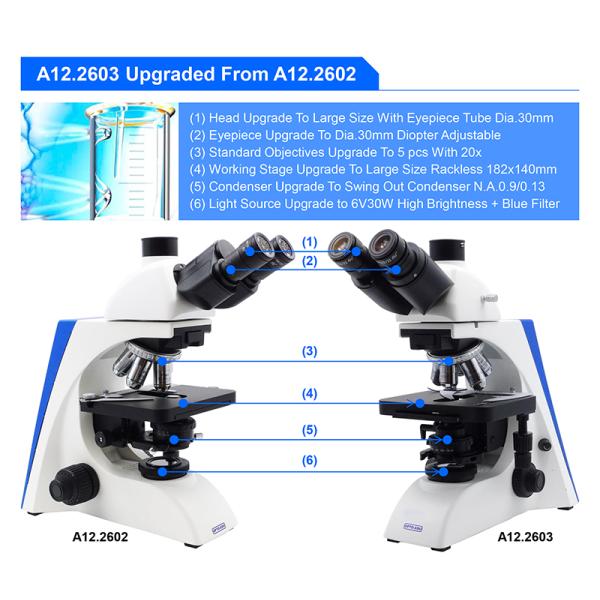 Laboratory Compound Optical Microscope 1000x