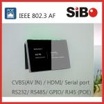 Indoor HMI Application Glass Mirror 1024*600 IPS 7" Wall Mounted Android Touch