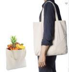 2022 Customized Totes With Logo Black Cotton Canvas Grocery Bags 230gsm
