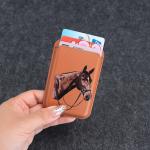 PU Leather Magnetic Magsafe Wallet Card Holder With N52 Strong Magnets 25 Color