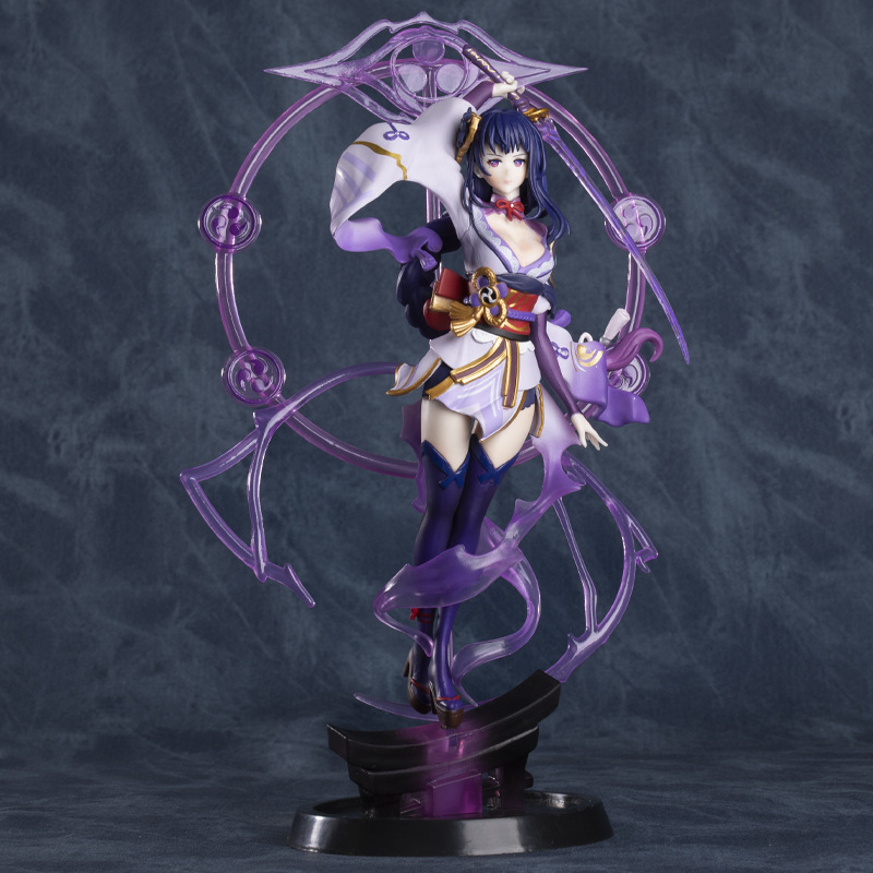 30CM Genshin Impact Beelzebul Raiden Action Figures Shogun Battle Ver. PVC Anime Figure Model Collection Toys Figurine