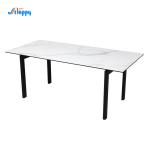 1800*850mm Knock-Down Fixed Top Dining Table With Ceramic Top DT-996-180