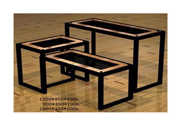 Commercial Boutique Display Tables , Heavy Duty Tiered Retail Display Tables