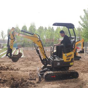 China Multipurpose 2000Kg Mini Backhoe Excavator High Configuration Without Tail factory