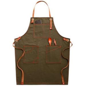 China Waterproof Bib Aprons Kitchen Cook Chefworks Bib Apron Customized Logo factory