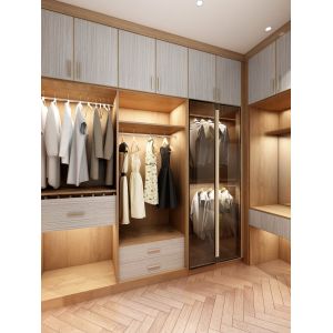 Modern Wardrobe Cloakroom Hotel Modern Wardrobe Cabinet Flame Retardancy