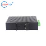 UT11G-SC20A/B 10/100/1000M 1fiber+1RJ45 unmanaged industrial media converter DIN