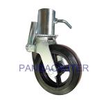 Heavy Duty Castors Wheels , Black Rubber 8 Scaffold Casters Wheels