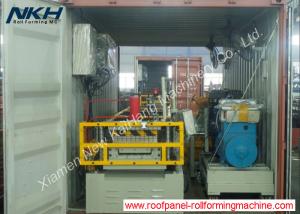 China Durable Standing Seam Roll Forming Machine , Roof Panel Roll Forming Machine factory