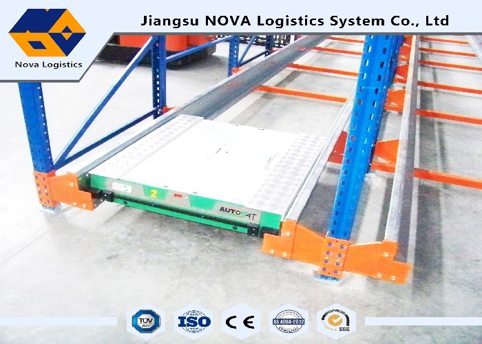 Drive In Shuttle Pallet Racking System Semi Automatic With Battery Operated Motor