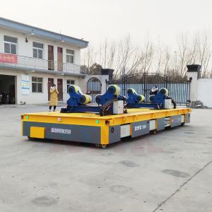 China Hand Operated Material Handling Trolley , 12T Automatic Transfer Cart factory