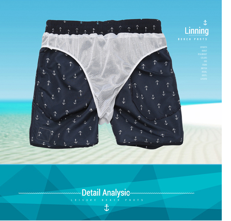 Summer Boys Beach Shorts Customized Color Full Dye Sublimation Machine Washable