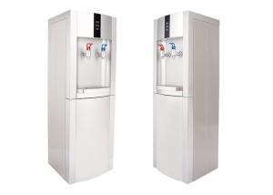 China Free standing 16L/E bottled hot and cold drinking water dispenser with complete silver painting factory