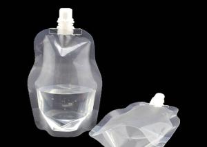 China Clear Collapsible Spout Pouch Packaging Printed Plastic Shaped Drinking Sprite Bottle factory