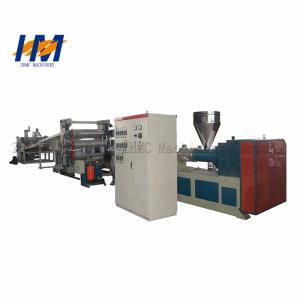China PE PP PS Plastic Sheet Production Line , Single Screw Extruder Machine factory