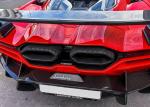Revuelto Lamborghini Body Kit DMC Style Red Carbon Fiber Spoiler Wing