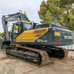 Original Hyundai R305-9S 30-Ton Excavator With 169KW Engine Reliable Korea-Made