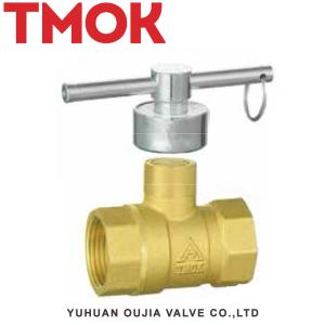 China Factory direct sales of brass locking ball valve source factory