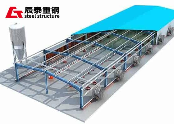 Prefabricated Steel Structure Chicken House Poultry Farm Shed Building Weather
