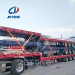 3 Axle 30/40/50 Tons Lowbed Truck Semi Trailer in Australia with High 500mm Main