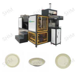 China Small Scale Bagasse Pulp Molding Machine Automatic Disposable Tableware Machine factory