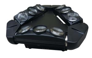 China Entertainment Bar 9PCS*12W LED Beam Moving Head Light Infinite Rotating Pan Angle factory
