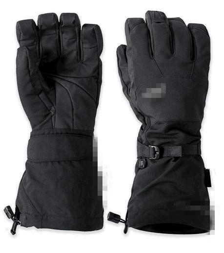 waterproof winter gloves outdoor gloves snow gloves mountain gloves black color