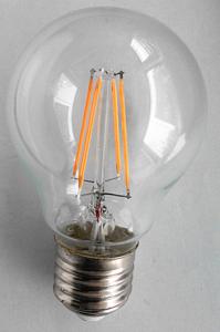 China LED Filament 4w A60 420 Lumen Retro Glass 2 years Epistar Chips Transparent Glass Bulb Hign quality EU Model Ra 80 factory