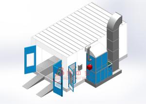China Auto Body Paint Booth With Basement Economic Car Spray Painting Booth factory