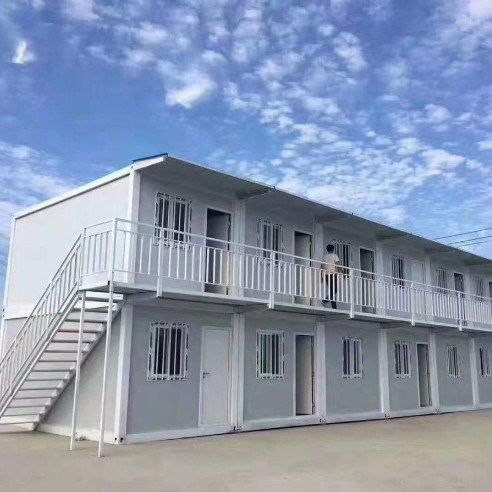 China Q235B Galvanized Steel Expandable Modular House 2 Storey Expandable Prefab Homes factory