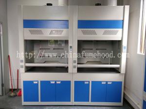 China 1500mm Width Steel Fume Hood , Phenolic Resin Benchtop Laboratory Exhaust Hood factory