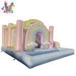 Pastel Bounce House Inflatable Bouncer Castle Wedding Inflatable Bounce House