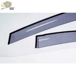 PMMA Injection Truck Window Vent Shades Dark Smoke For Toyota Prius 2009-2015