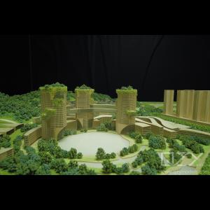EMBT-1/1000 BIT-Shenzhen Branch Architectural Scale Model