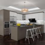 Allure Millwork Manufacturers Island Pantry Solid Wood Smart Kitchen Cabinet