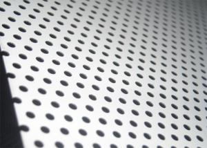 China 316 Round Hole 0.5m Stainless Steel Perforated Plate factory