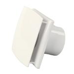 Centrifugal Blade Bathroom Type Square Air Extractor Fan in White ABS Plastic