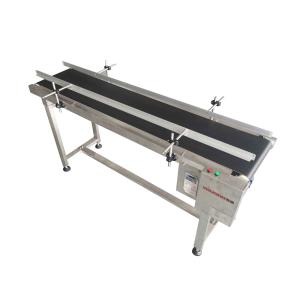 China 120W Semi Automatic Coding Belt Feeder For Bottles Cans Cartons factory